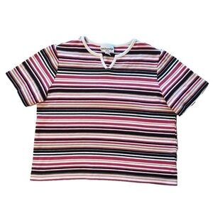 Vintage 90’s striped crop tee